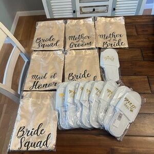 Bridal Party Robes and Slippers Set *NEW*